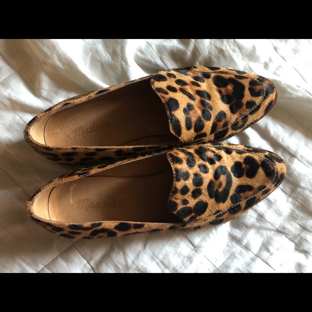 Madewell Leopard Mules Size 6